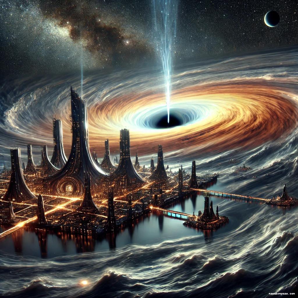 Plongée cosmique dans un trou noir